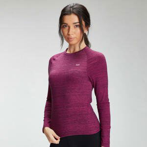 MP Women's Performance Long Sleeve Training T-Shirt - Deep Pink Marl with Black Fleck - XL