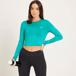 MP Women's Training Dry Tech Long Sleeve Crop Top - Lagoon - M