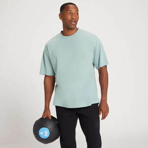 Pánske oversized tričko s krátkymi rukávmi MP Dynamic Training – svetlomodré - S