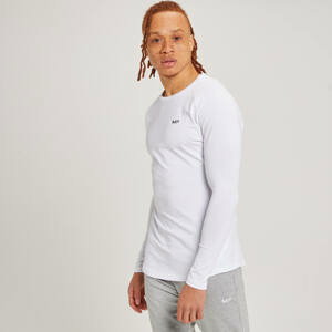 Pánske tričko s dlhými rukávmi MP Form – biele - L