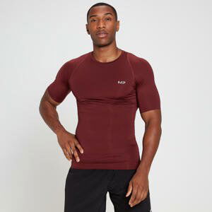 MP Men's Base Layer Short Sleeve T-Shirt - Merlot - L