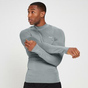 MP Men's Essentials Training Base Layer High Neck Long Sleeve Top - Storm - S