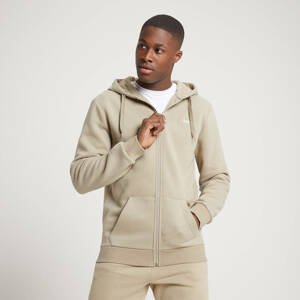 MP Men's Rest Day Zip Through Hoodie - Taupe - S