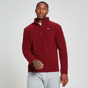 MP Men's Rest Day Fleece1/4 Zip - Scarlet - XS