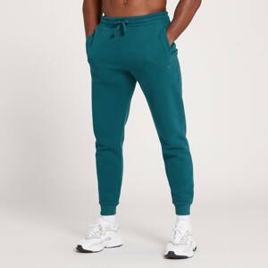 Pánske jogger nohavice MP Repeat s grafickou potlačou – modrozelené - XS