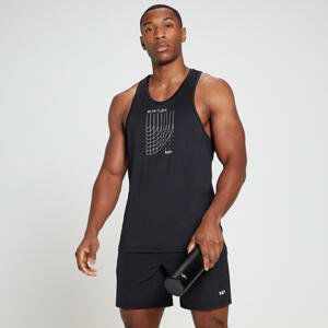 MP Men's Run Graphic Training Stringer Vest - Black - XXL