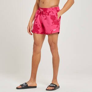 Pánske plavecké šortky s potlačou MP Atlantic – červenofialové - L
