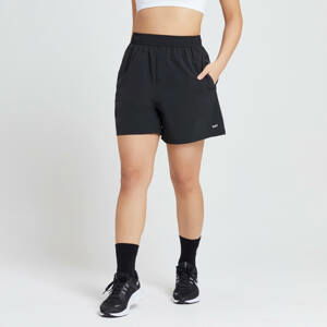 MP Women's Run Life Training Shorts - Black/ White  - XL