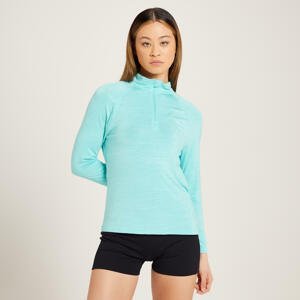 MP Women's Performance Training 1/4 Zip Top - Arctic Blue Marl with White Fleck  - XL
