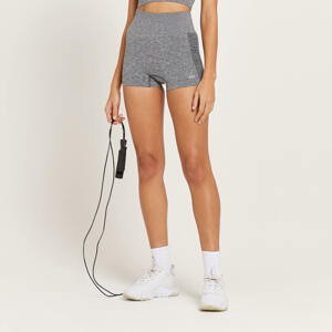 MP Women's Curve High Waisted Booty Shorts - Grey Marl - L
