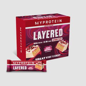Tyčinka Layered – čerešne a mandle - 6 x 60g - Cherry and Almond