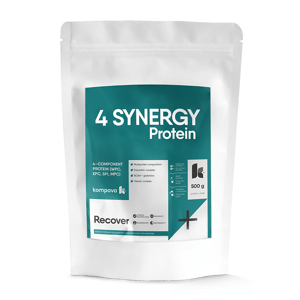 4 SYNERGY Protein 500 g/16 dávok, caffe latte
