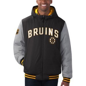 Boston Bruins pánska bunda Cold Front Polyfilled Padded Jacket w. Hood - Novinka