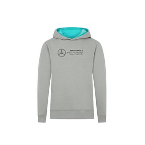 Mercedes AMG Petronas detská mikina s kapucňou Hoody Large Logo grey F1 Team 2024