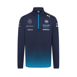 Williams pánska mikina Driver 1/4 Zip navy F1 Team 2024