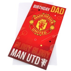 Manchester United narodeninové želanie Dad Birthday Card - Novinka