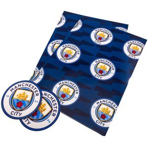 Manchester City baliaci papier Text Gift Wrap - Novinka