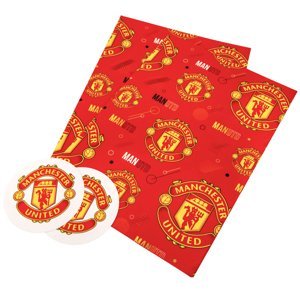 Manchester United baliaci papier Text Gift Wrap - Novinka