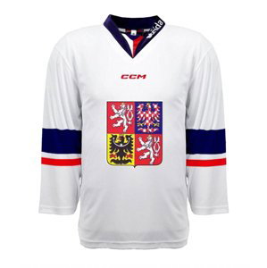 Hokejové reprezentácie hokejový dres Czech Republic  2023/2024 CCM Fandres replica - white David Pastrňák #88 - Novinka