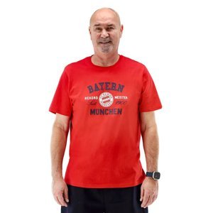 Bayern Mníchov pánske tričko Rekordmeister classic red - Novinka