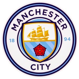 Manchester City nálepka Crest Car Sticker - Novinka