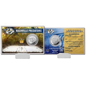 Nashville Predators zberateľské mince History Silver Coin Card Limited Edition od 5000 - Novinka