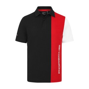 Porsche Motorsport polokošeľa Stripe black/red/white F1 Team 2024 - Novinka