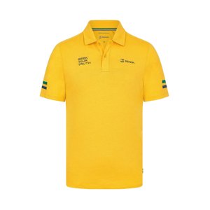 Ayrton Senna polokošeľa Stripe yellow 2024 - Novinka