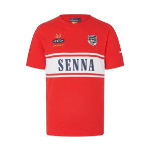 Ayrton Senna pánske tričko Legacy Patchwork red 2024 - Novinka