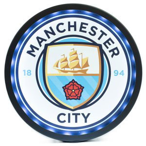 Manchester City FC Metal LED Logo Sign - Novinka