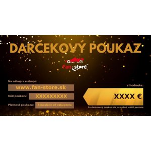 Darčekový poukaz fan-store - Novinka