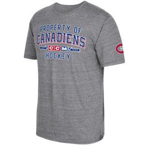 Montreal Canadiens pánske tričko CCM Property Block Tri-Blend