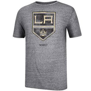 Los Angeles Kings pánske tričko grey CCM Bigger Logo