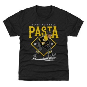 Boston Bruins detské tričko David Pastrnak #88 Pasta WHT 500 Level - Akcia