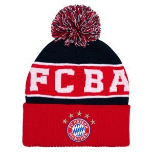 Bayern Mníchov zimná čiapka Pom red