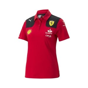 Ferrari dámske polo tričko official red F1 Team 2023