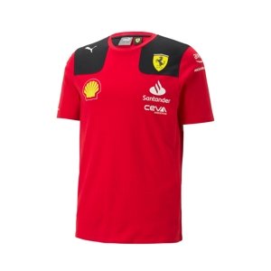 Ferrari pánske tričko Leclerc official red F1 Team 2023