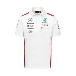 Mercedes AMG Petronas polokošeľa official white F1 Team 2023