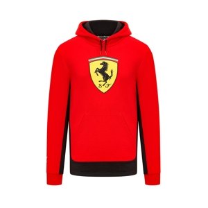 Ferrari pánska mikina s kapucňou Shield red F1 Team 2023