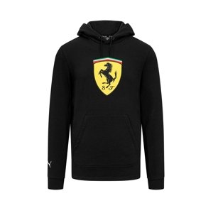 Ferrari pánska mikina s kapucňou Shield black F1 Team 2023