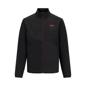 Formule 1 pánska bunda Logo Softshell Black F1 Team 2023