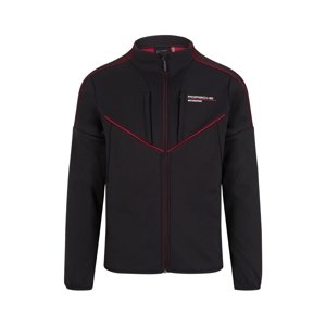 Porsche Motorsport pánska bunda logo softshell black 2022