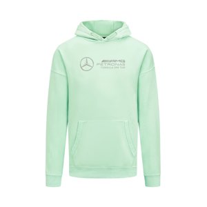 Mercedes AMG Petronas pánska mikina s kapucňou Retro mint F1 Team 2023