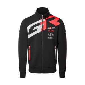 Toyota Gazoo Racing pánska mikina Zip Black 2023