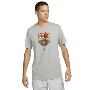 FC Barcelona pánske tričko Crest grey