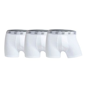 Cristiano Ronaldo pánske boxerky 3pack CR7 Basic white