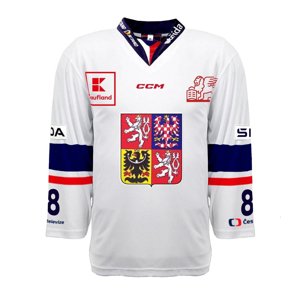 Hokejové reprezentácie hokejový dres Czech Republic 2023/24 CCM PRO Authentic white