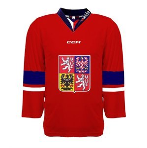 Hokejové reprezentácie hokejový dres Czech Republic 2023/2024 CCM Fandres replica - red