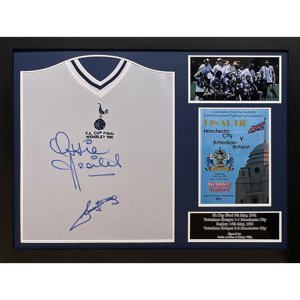 Legendy zarámovaný dres Tottenham Hotspur FC 1981 Ardiles & Villa Signed Shirts (Dual Framed) - Novinka