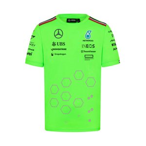 Mercedes AMG Petronas pánske tričko Set Up green F1 Team 2024